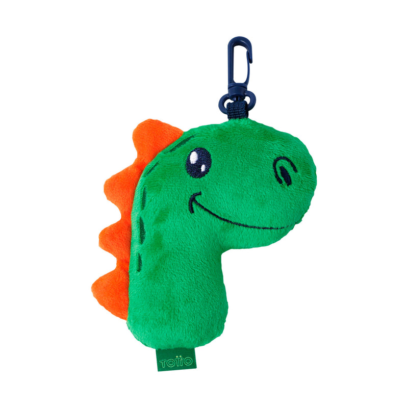 Llavero Dino de Peluche Verde