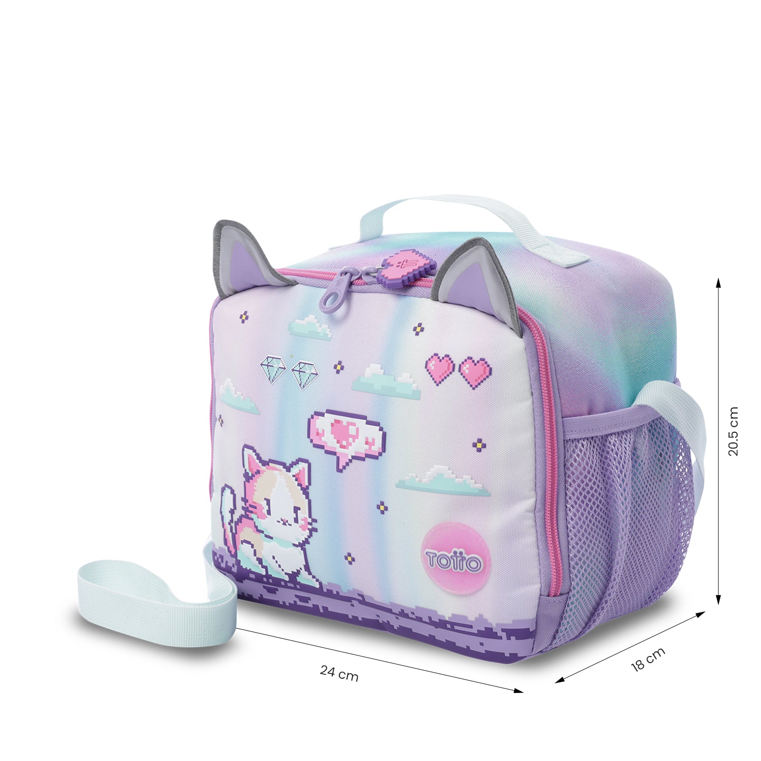 'Morral para Niña Andy Cat Mediano Rosado