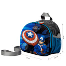 Lonchera Térmica para Niño Avengers Capitán América Mediana Gris
