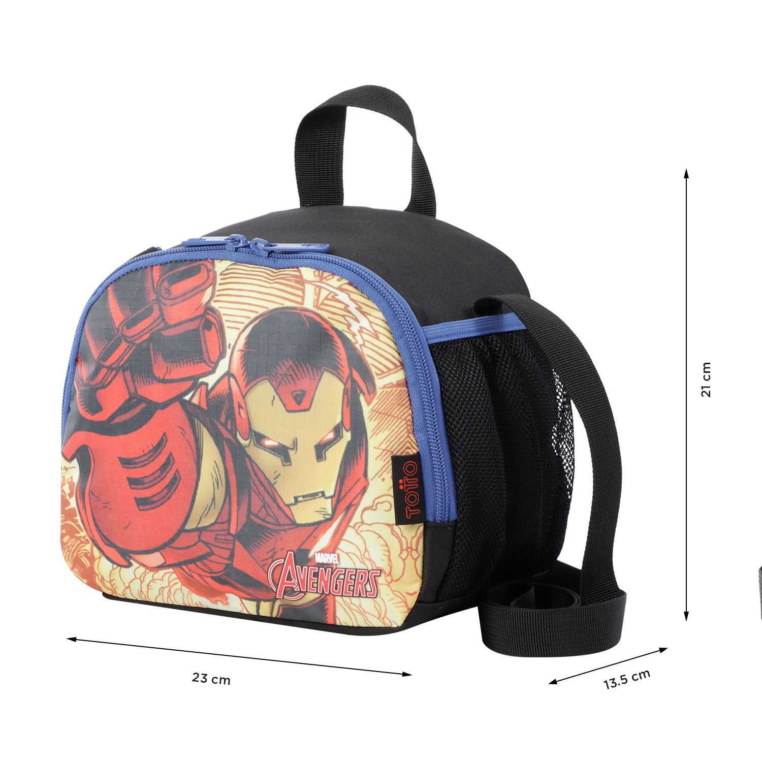 LONCHERA AVENGERS - Color: Negro