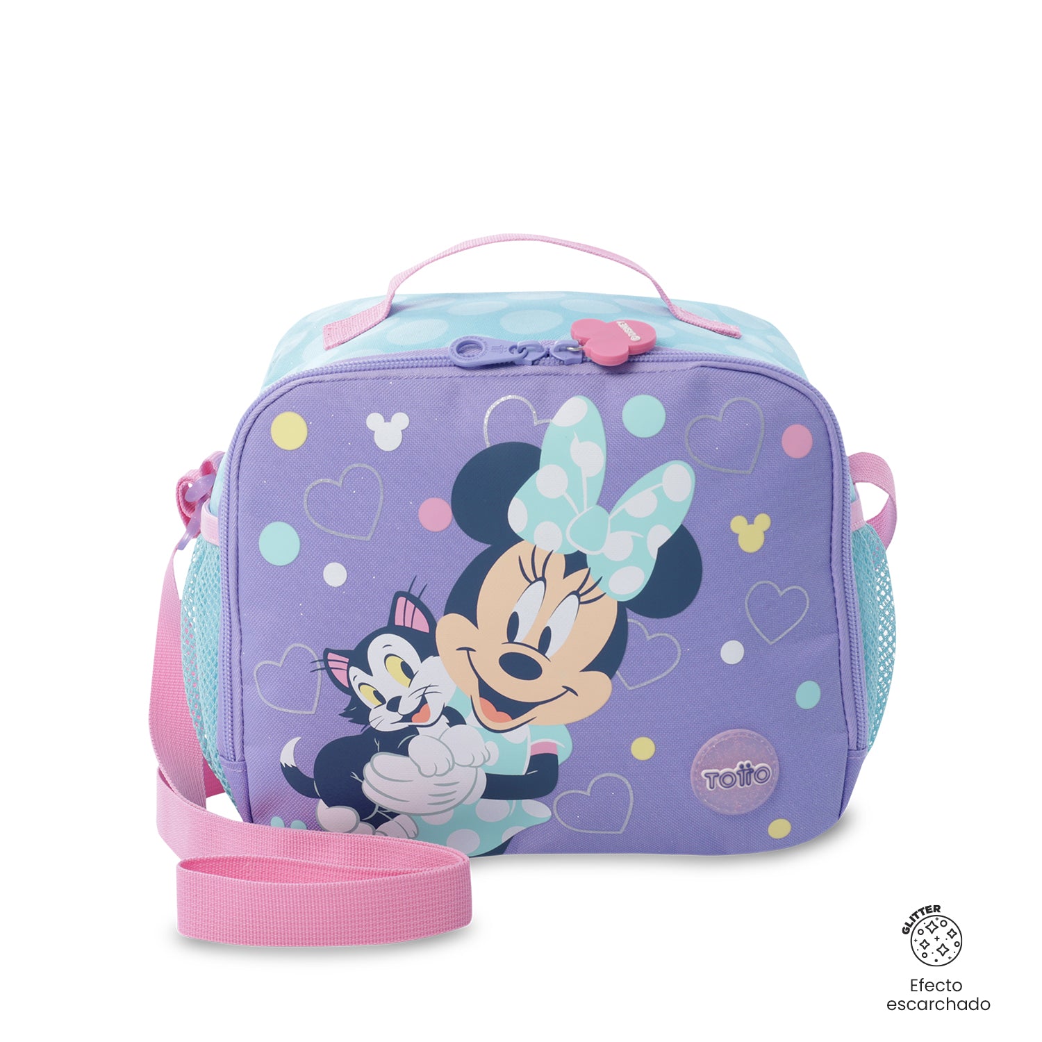 Lonchera Térmica para Niña Minnie Grande Morada