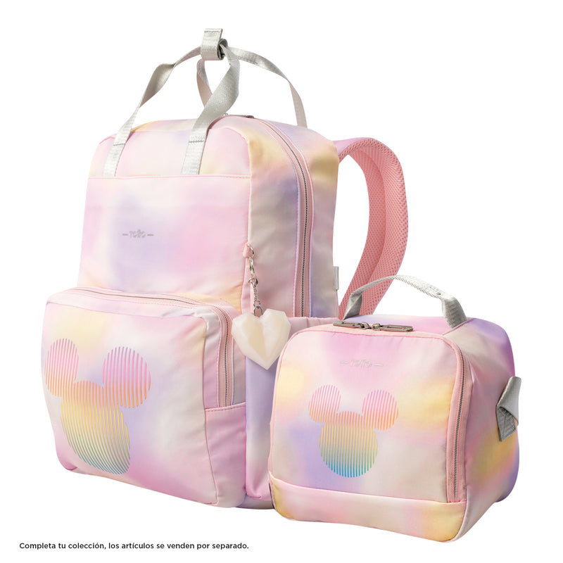 Lonchera Térmica para Mujer Minnie Sense Scapes Grande Rosada