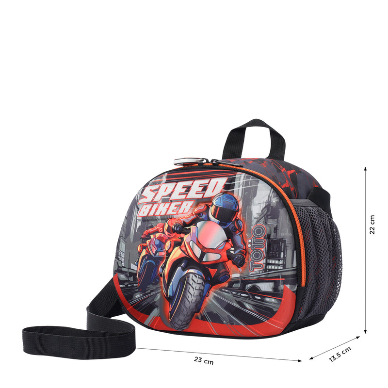 Lonchera con Aislamiento Térmico Speed Biker Rojo