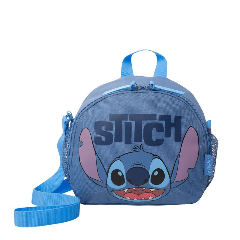 Lonchera Térmica para Niña Stitch Mediana Azul