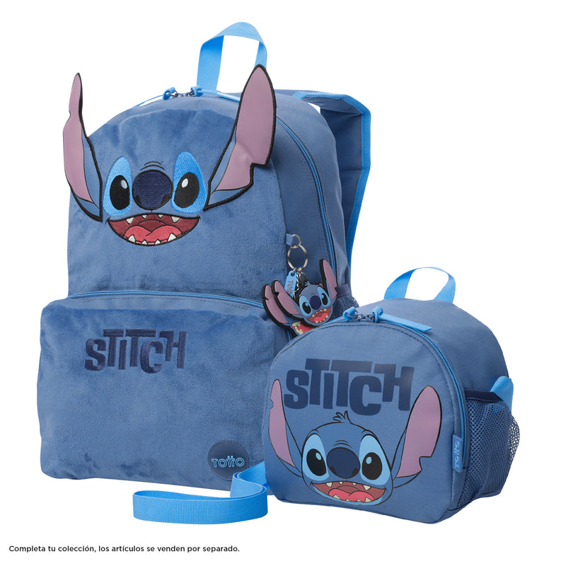 Lonchera Térmica para Niña Stitch Mediana Azul