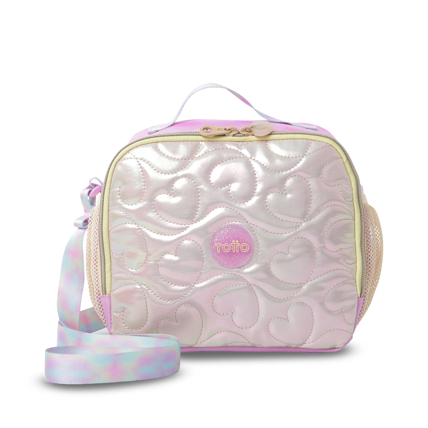 Lonchera Térmica para Niña Unicorn Kisses Grande Amarilla