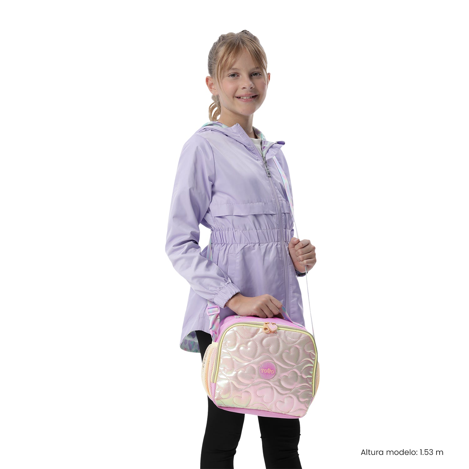 Lonchera Térmica para Niña Unicorn Kisses Grande Amarilla