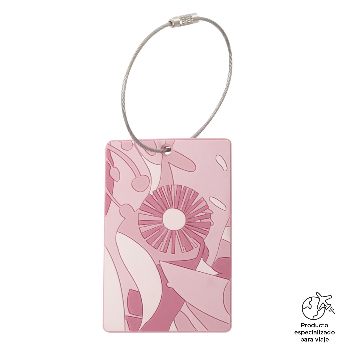 Identificador de maletas de viaje Travel Tag Morado