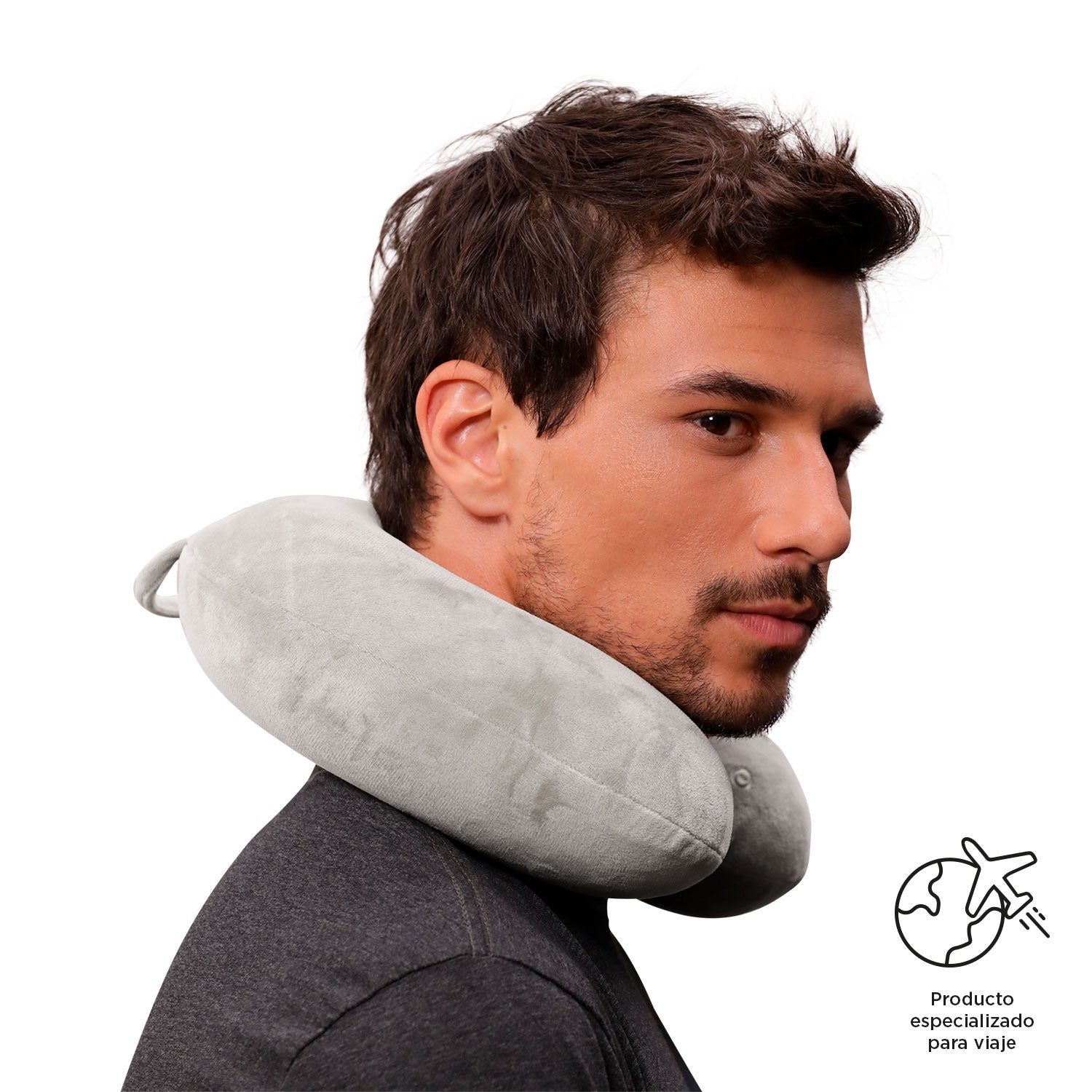 Almohada de viaje Memory Foam Jet Pillow Terreo