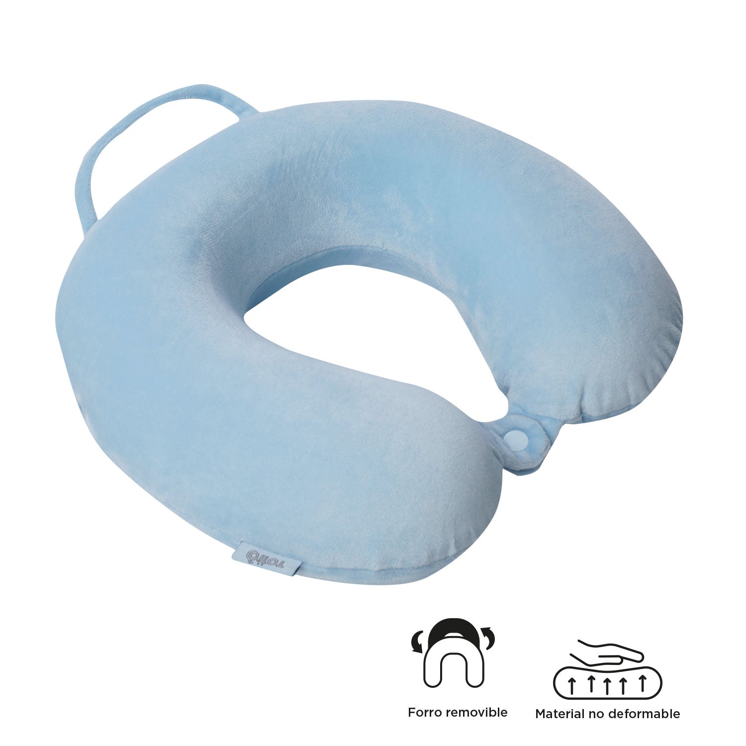 Almohada de viaje Memory Foam Jet Pillow Azul – Totto Panamá