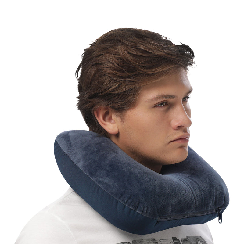 'Almohada de Viaje  2 En 1 Cloud Azul