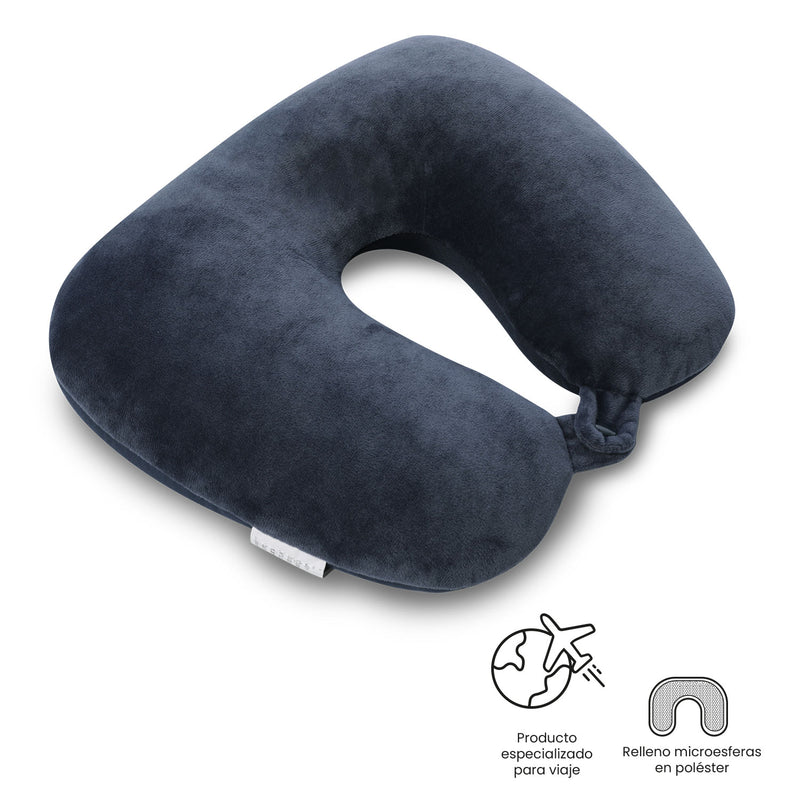 'Almohada de Viaje  2 En 1 Cloud Azul