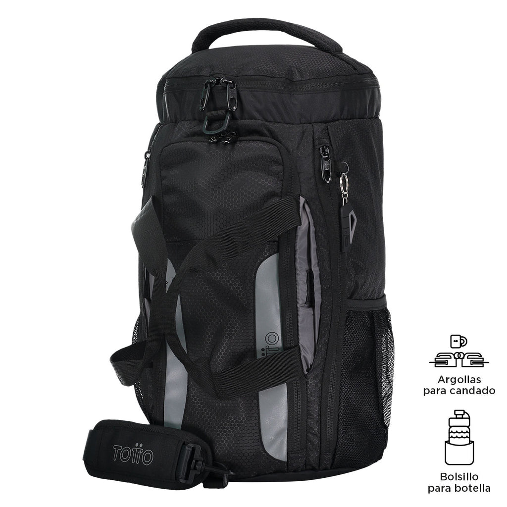 Backpack Morral Colapsible Totto Totto Syncro 22L Backpack Grey