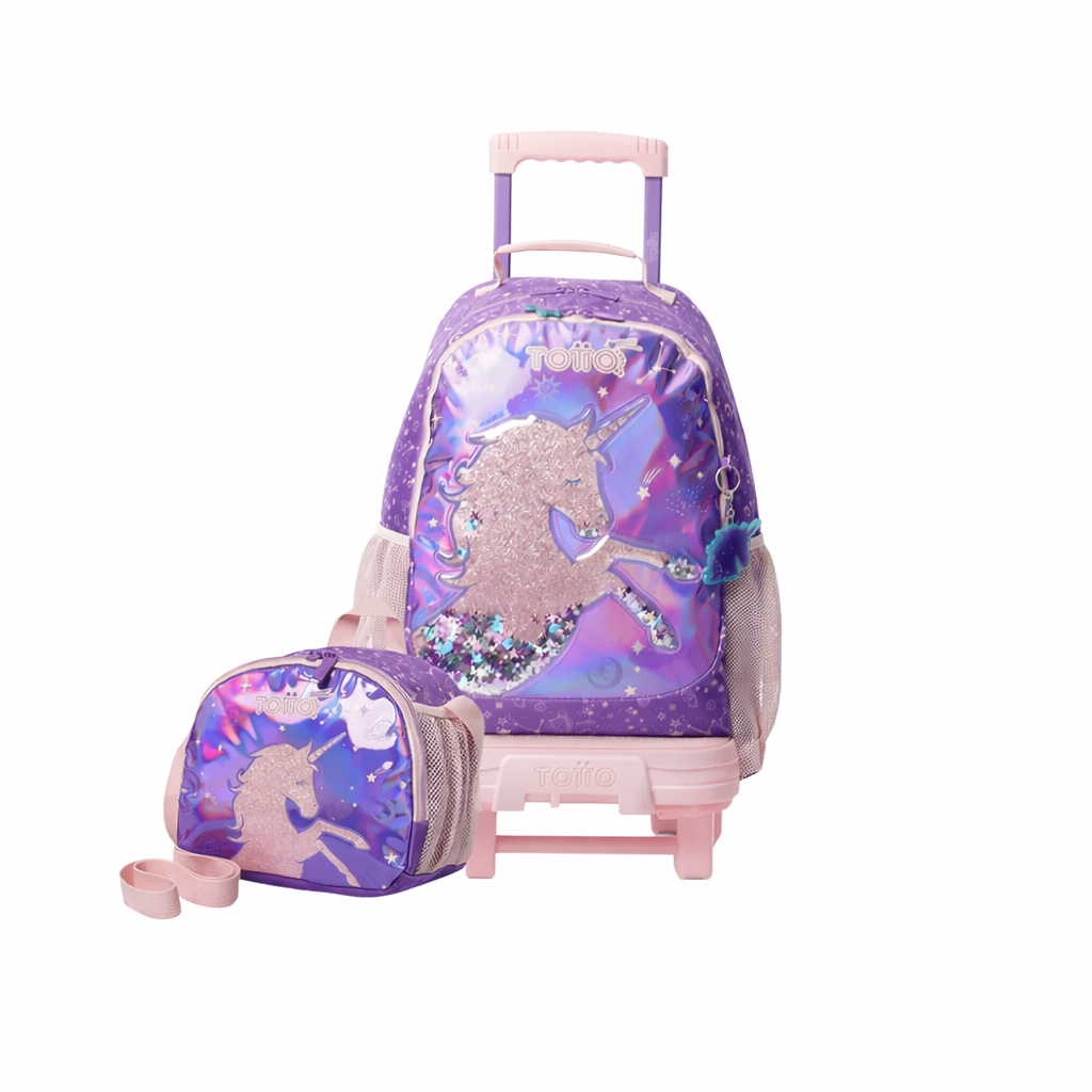 Combo Escolar: Morral de Ruedas + Lonchera Térmica