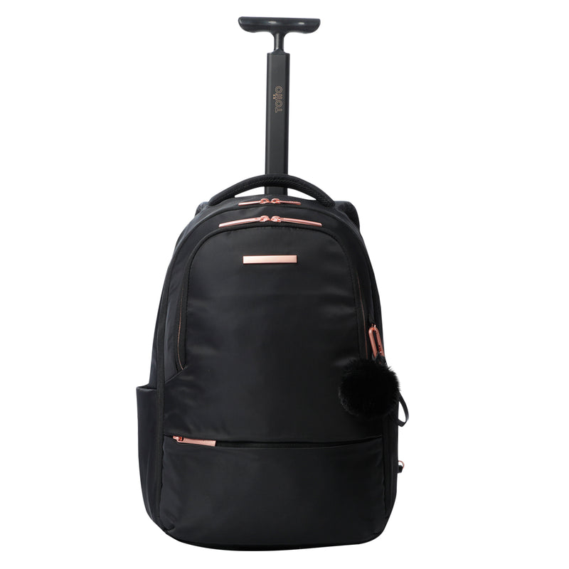 Morral de ruedas para Mujer Trolley color Negro