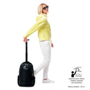Morral de ruedas para Mujer Trolley color Negro