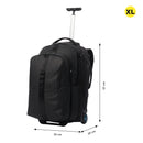 Morral de Viaje con Ruedas Deploy Grande Negro