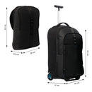 Morral de Viaje con Ruedas Deploy Grande Negro