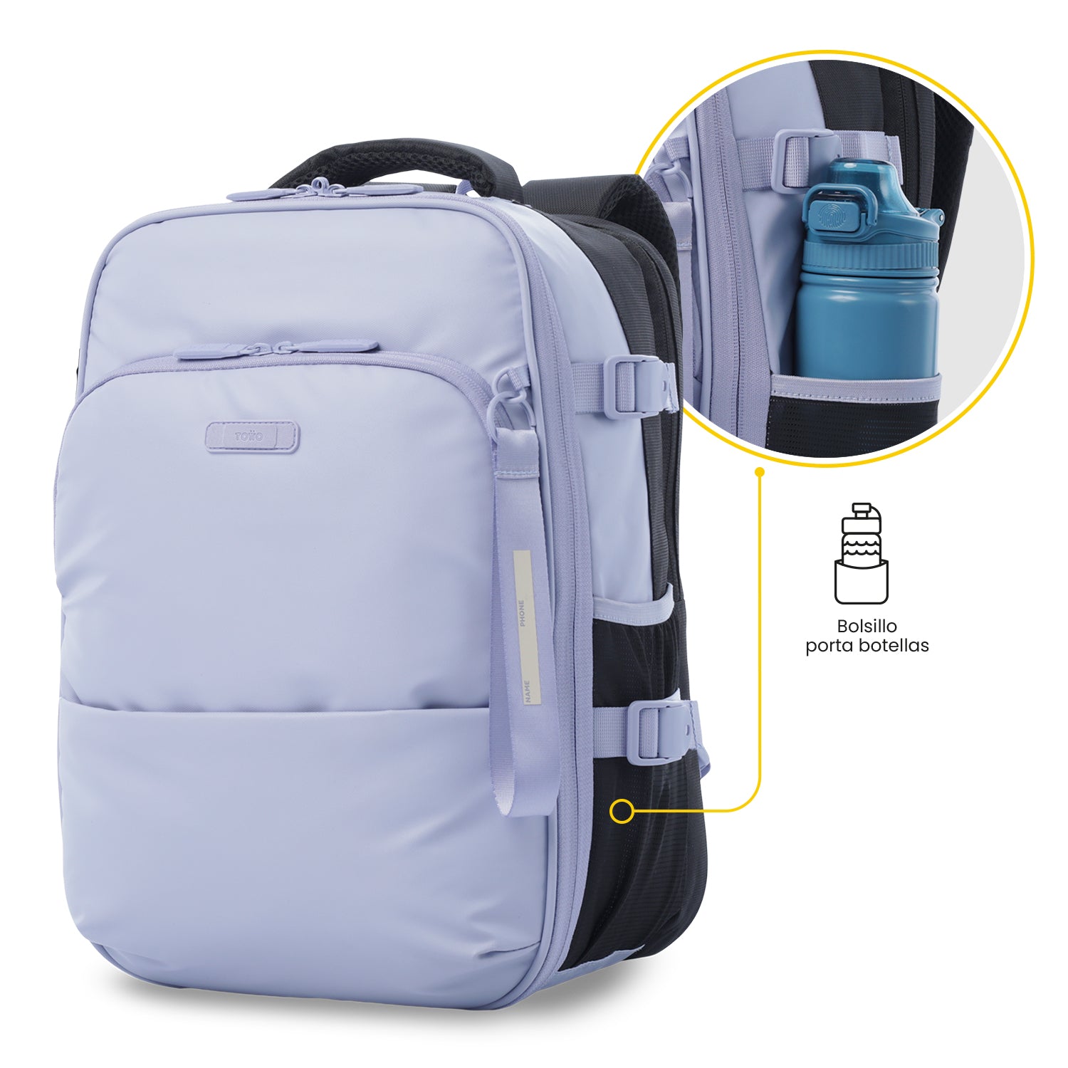 Morral de Viaje Mediano Trip Morado