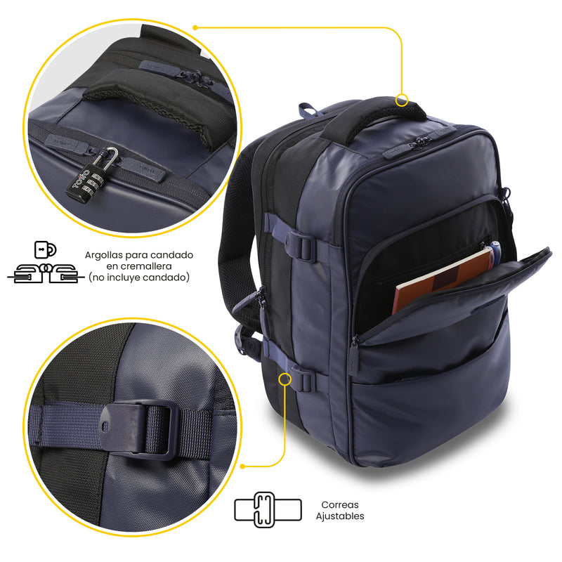 Morral de Viaje Mediano Trip Azul