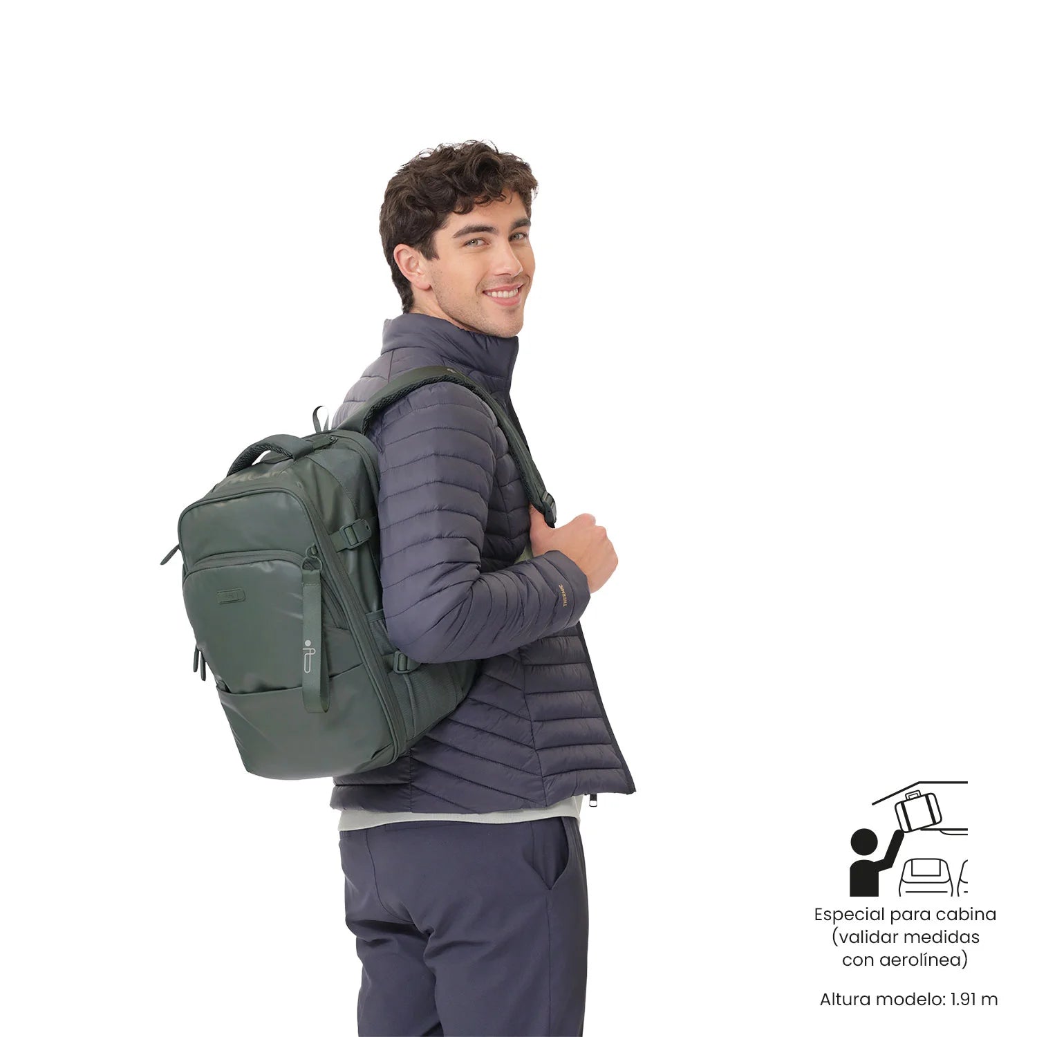 Morral Viajero Mediano Trip Verde