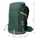 Morral outdoor summit 35 pequeño Verde