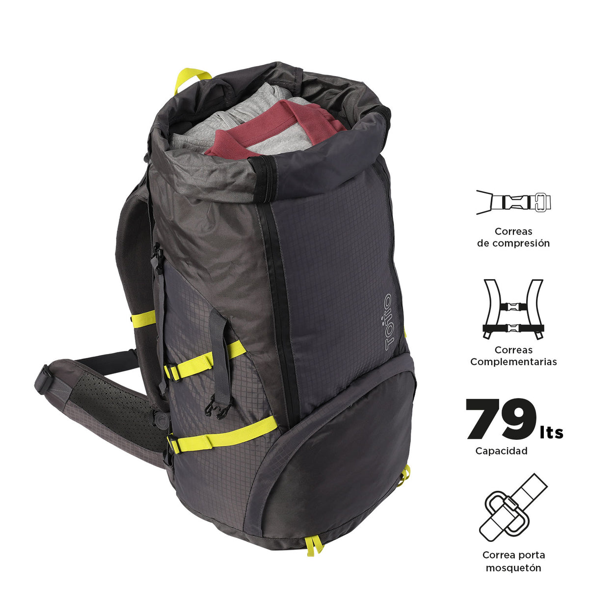 Mochila totto kamet 40 online