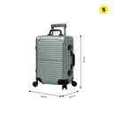 Maleta Metálica de viaje 360 Alkymia de 10 kilos Verde