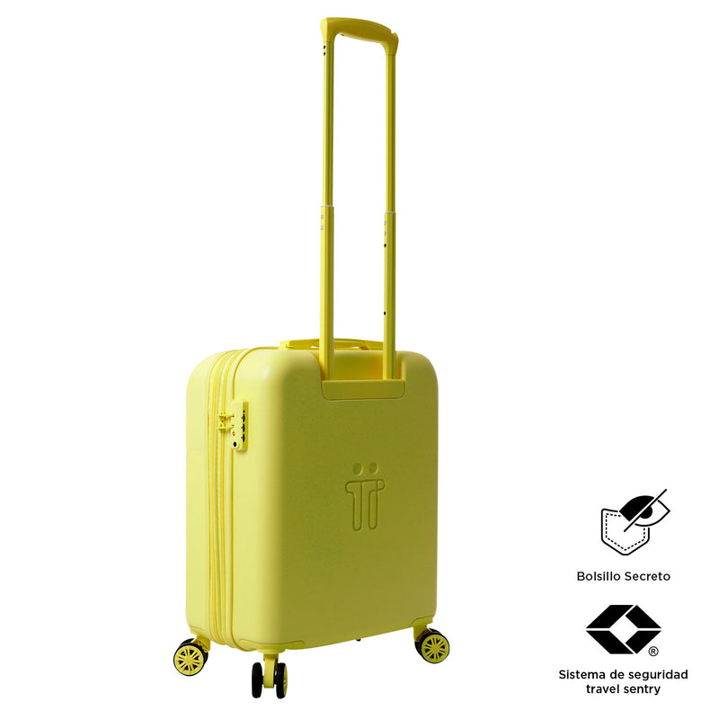 Maleta de Cabina 360 Bazy+ de 10 kilos Amarillo