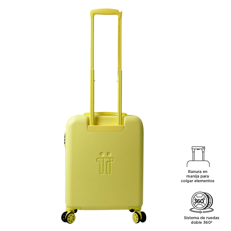 Maleta de Cabina 360 Bazy+ de 10 kilos Amarillo