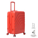 Maleta De Viaje 360° Bazy Plus Mediana Roja