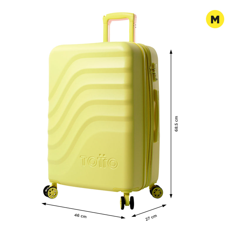 Maleta de 23 Kg 360 Bazy+ Mediana Amarillo