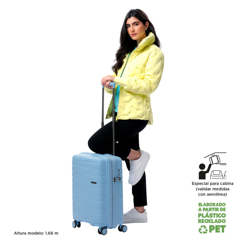 Maleta de 23 Kg 360 Glide Mediana Negro