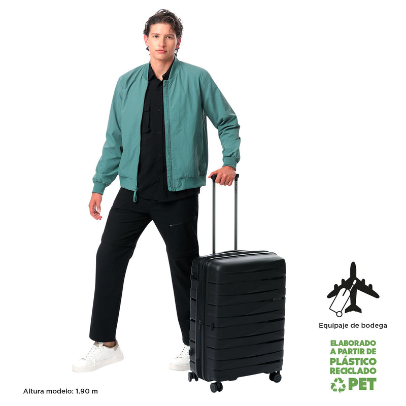 Maleta de 23 Kg 360 Glide Mediana Negro