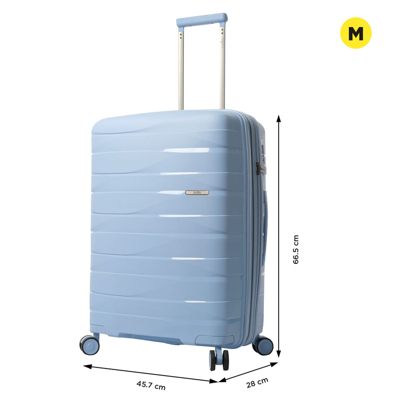 Maleta de 23 Kg 360 Glide Mediana Negro