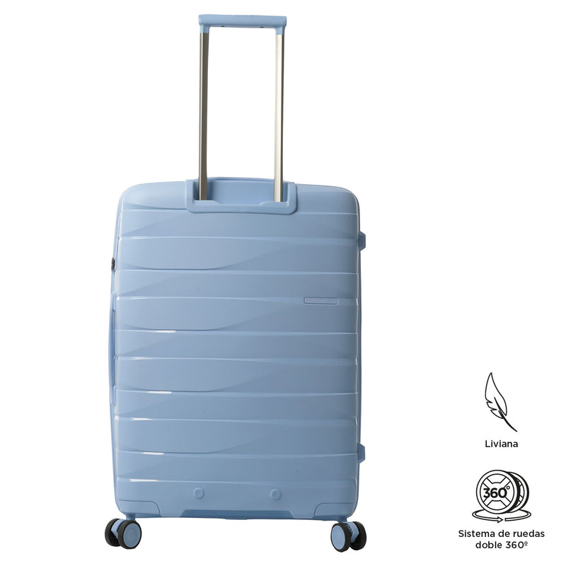 Maleta de 23 Kg 360 Glide Mediana Negro
