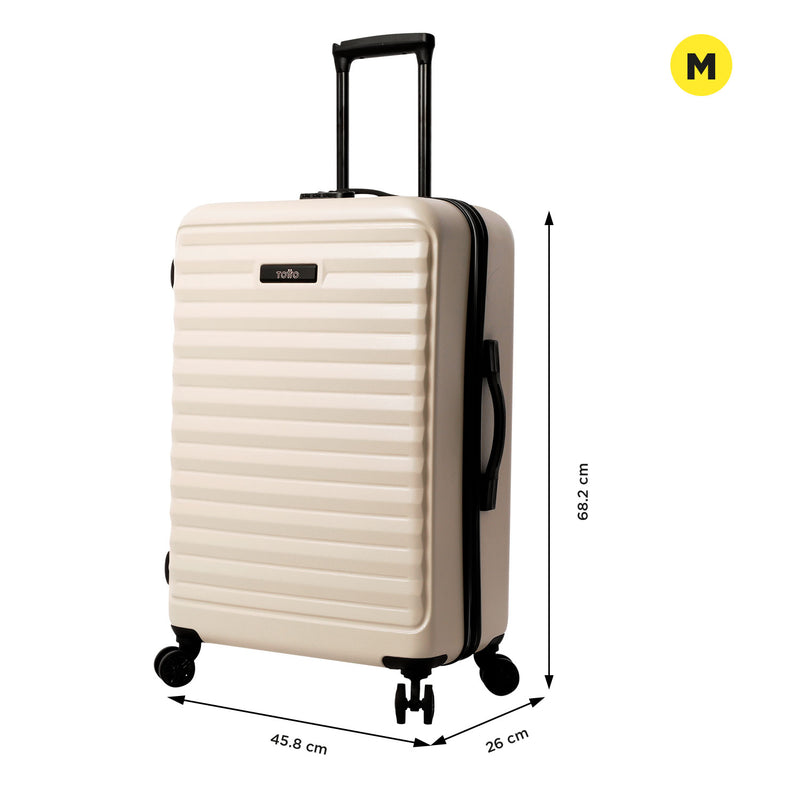 Maleta de 23 Kg 360 Helios Mediana Rosasda