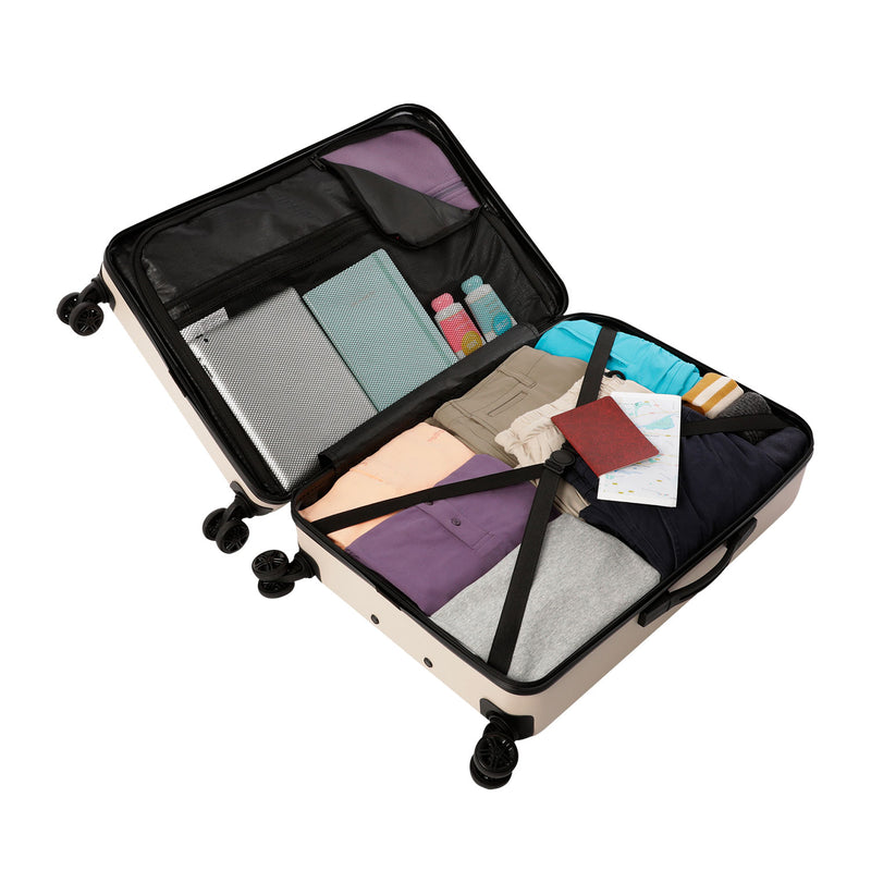 Maleta de 23 Kg 360 Helios Mediana Rosasda