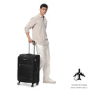 'Maleta de Viaje Mediana 360 Liviana Negra