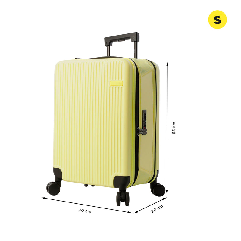 Maleta de Cabina 360 Minimize de 10 kilos Amarilla