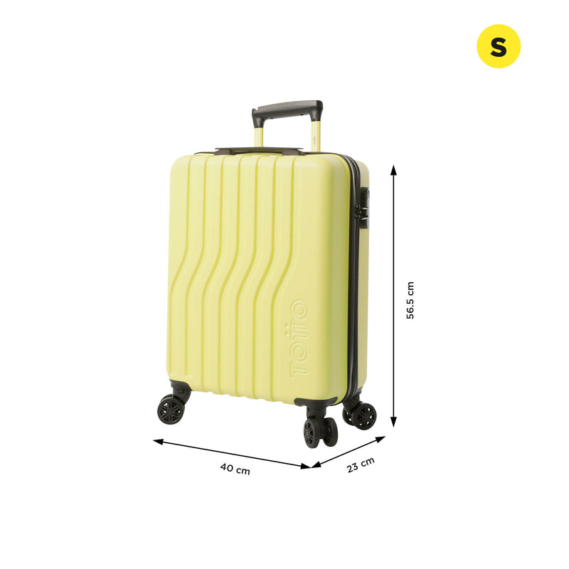 Maleta de 10 Kilos con Ruedas Extraíbles 360 Nomad Amarilla