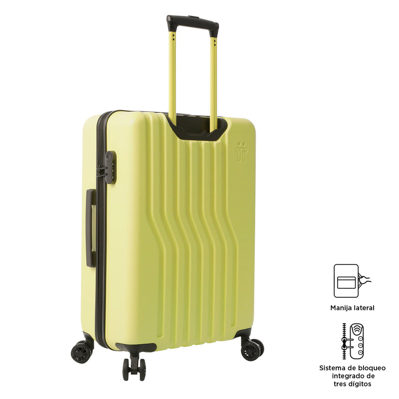 Maleta de 23 Kg 360 Nomad Mediana Amarilla