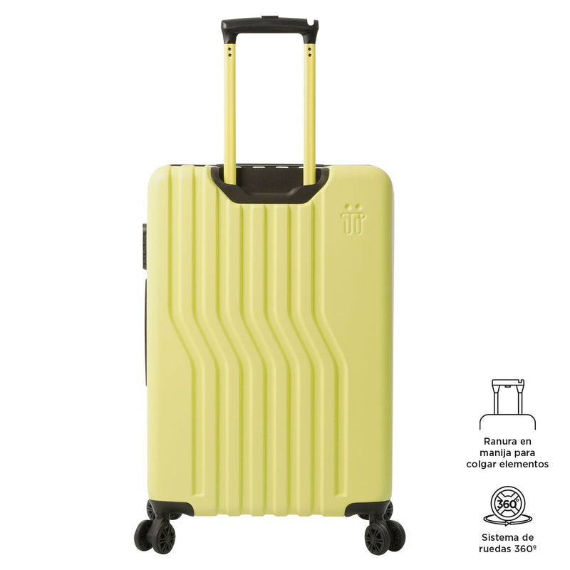 Maleta de 23 Kg 360 Nomad Mediana Amarilla