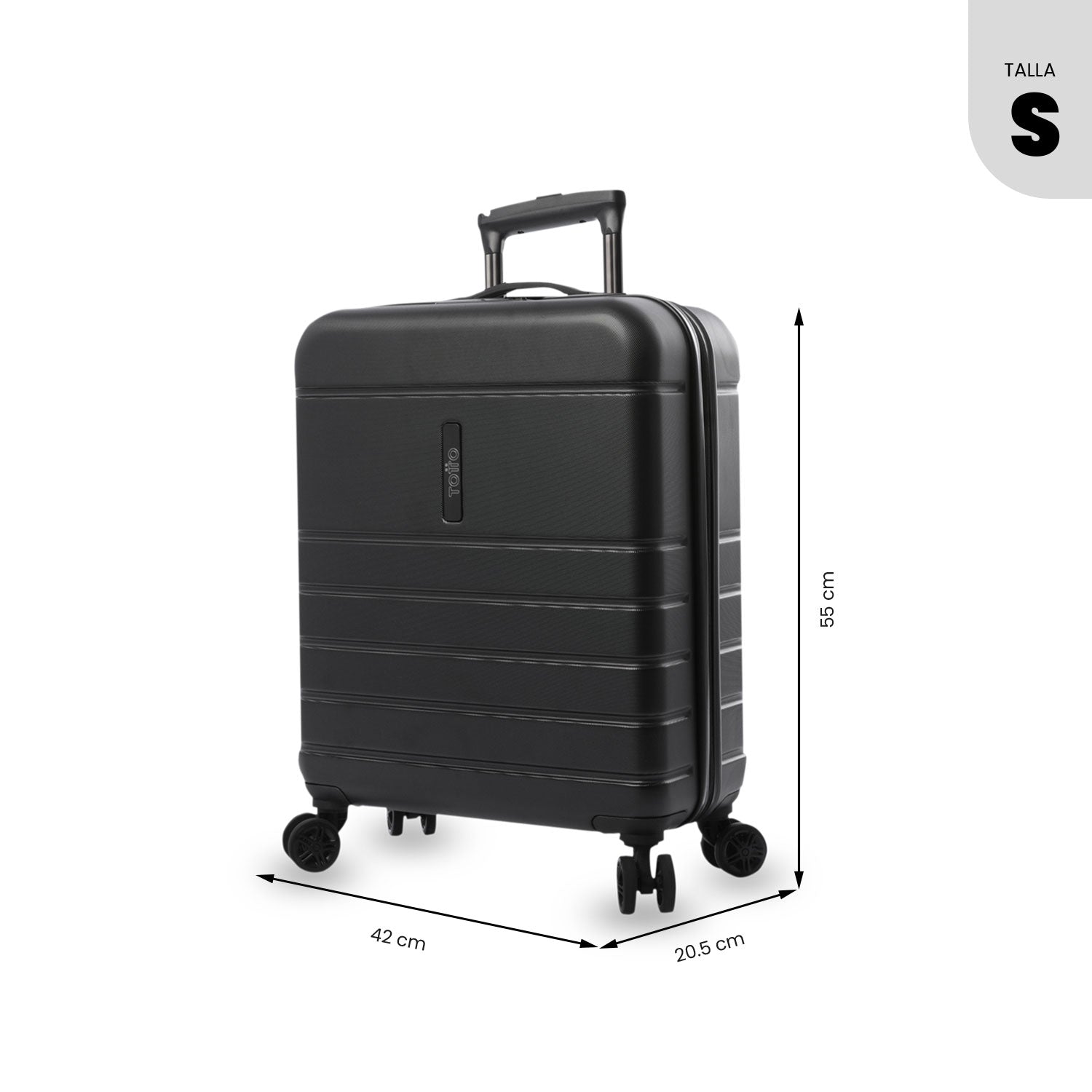 'Maleta de 10 kilos 360 Prop Pequeña Negra