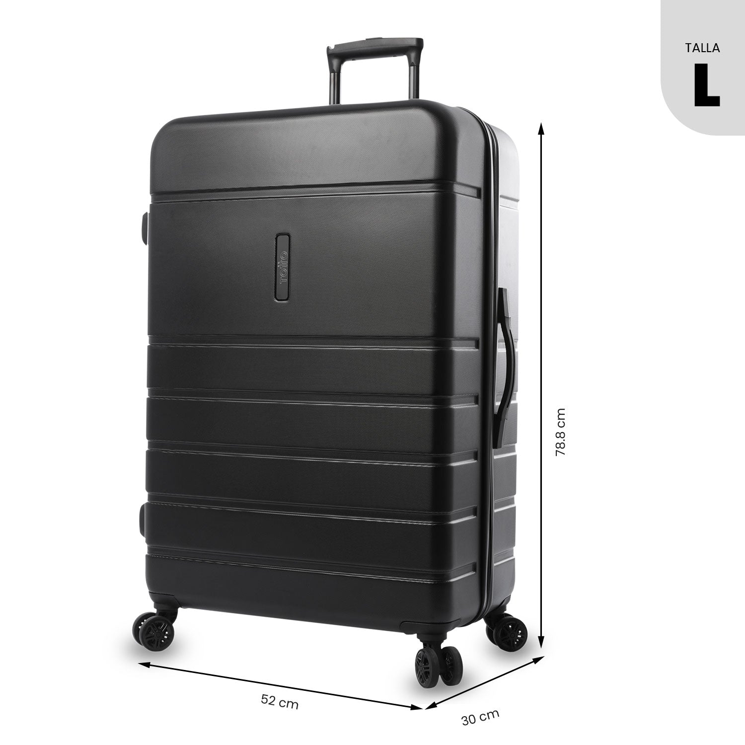 'Maleta de Viaje 23 Kg 360 Prop Bodega Negra