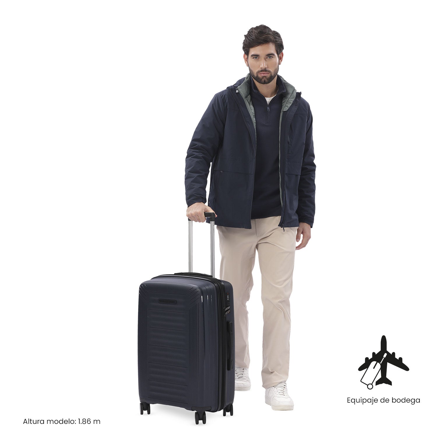 Maleta de Viaje Mediana 360 Trulli Azul