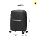 Maleta de Cabina 360 Wave de 10 kilos Negra