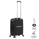 Maleta de Cabina 360 Wave de 10 kilos Negra