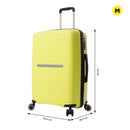 Maleta de 23 Kg 360 Wave Mediana Negro