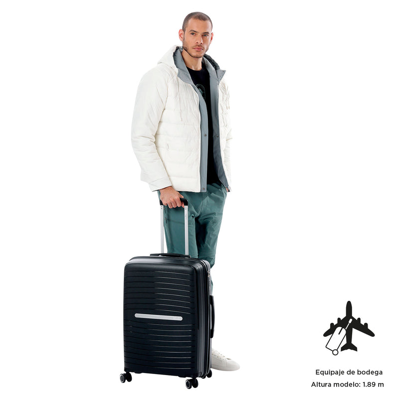 Maleta de 23 Kg 360 Wave Mediana Verde